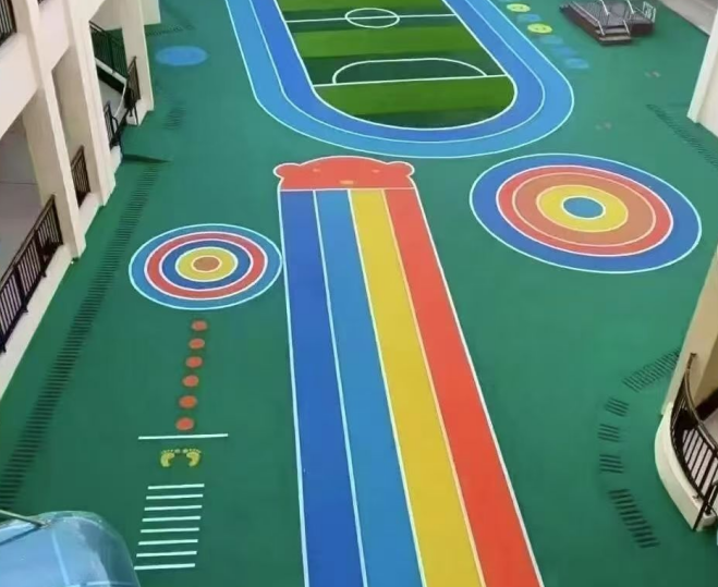 金华市透气型塑胶跑道硅pu球场 - 方案