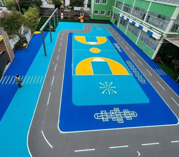 金华市健身步道混合型塑胶跑道 - 厂家